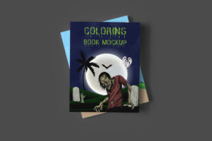 Two 8.5 X 11 Books Cover Mockup