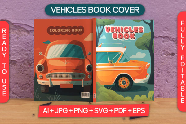 Vehicles book cover