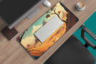 Desk Mat Mockup Fully Editable - Rami's Design
