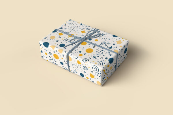 Gift Paper Mockup Template PSD