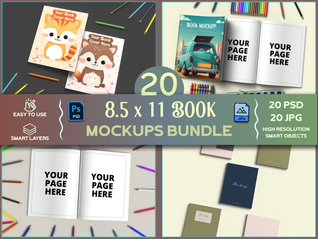 book mockup bundle