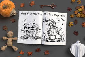 Horror Book Mockup Template