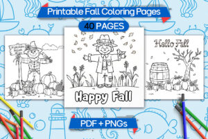 Printable Fall Coloring Pages