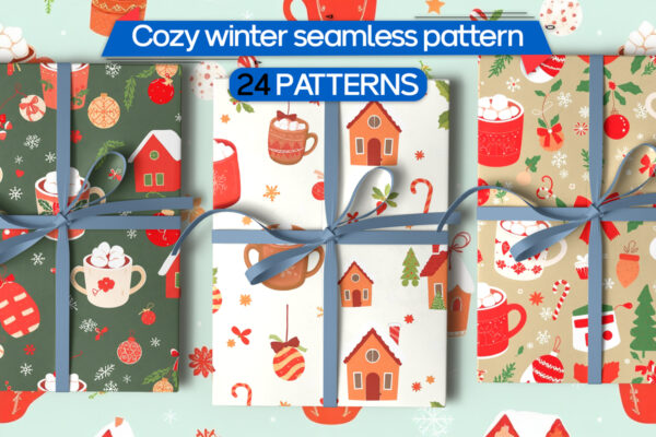 Cozy Winter Seamless Pattern