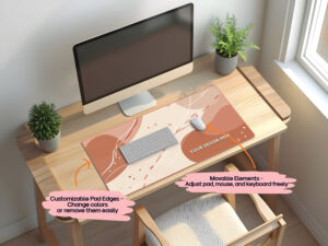 Desk Pad Mockup for Print-on-demand