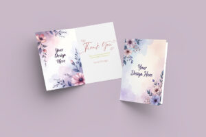 Invitation & Greeting Card Mockup