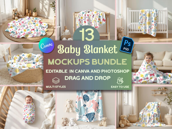 blanket mockup