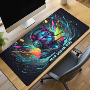 Large desk pad mockup