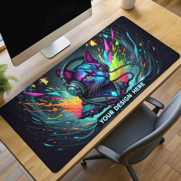 Large desk pad mockup